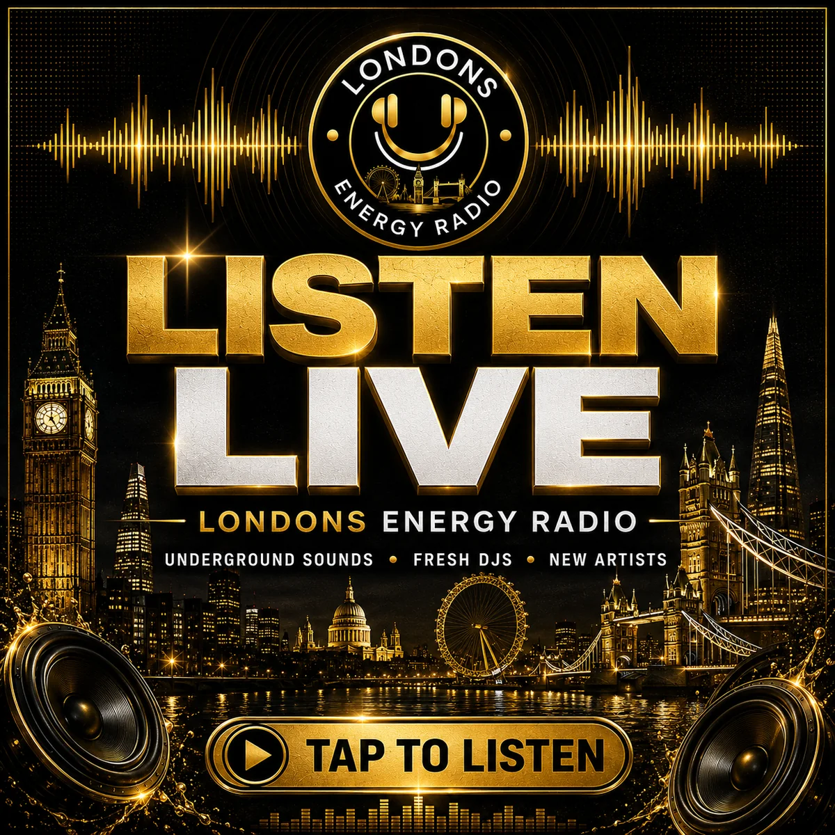 London's Energy Radio London skyline artwork