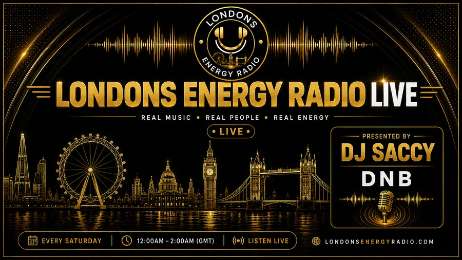 London's Energy Radio live show artwork